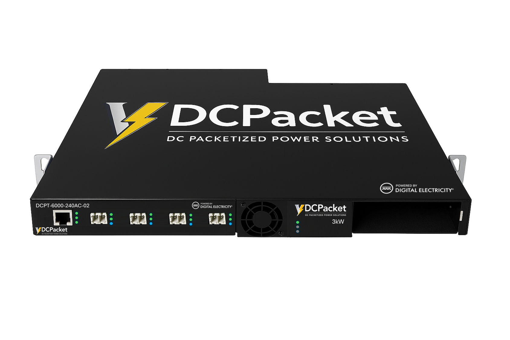 DCPacket Titan Transmitter — DCPT-6000-240AC-02 Class 4 Digital Electricity Transmitter